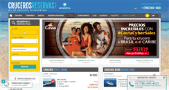 Desktop Screenshot of crucerosreservas.com.ar
