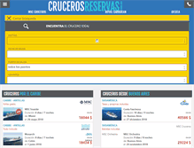 Tablet Screenshot of crucerosreservas.com.ar